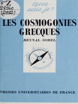 cover image of Les cosmogonies grecques